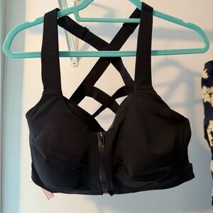 VS knockout Black Strappy Sports Bra